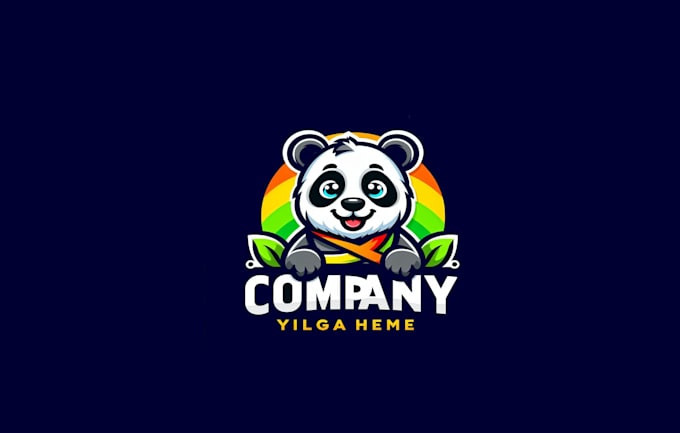 do make panda racing mascot logo design with express delivery