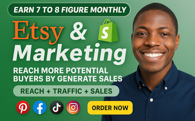 boost shopify sales etsy promotion etsy ads shopify marketing etsy SEO