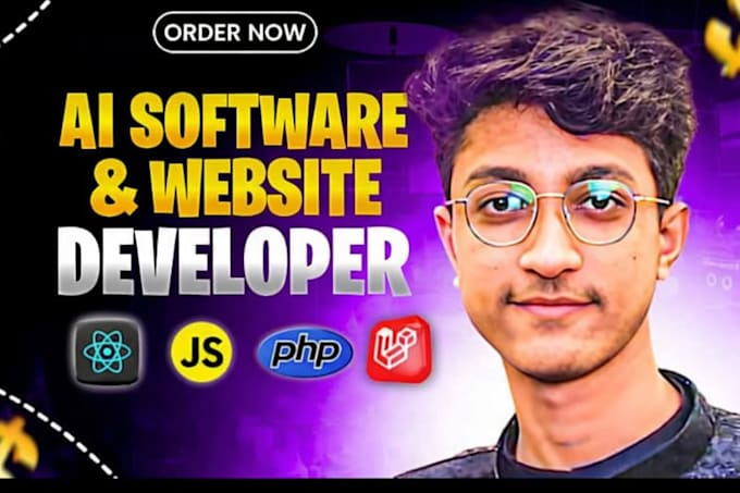 do website development as full stack web developer, PHP laravel HTML CSS react