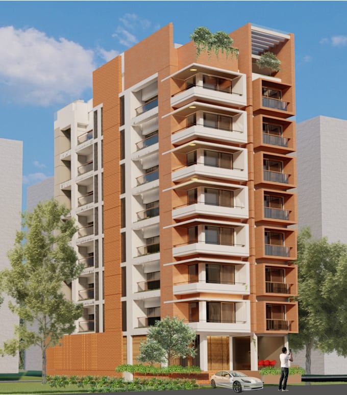 do modern interior and exterior design and 3d visualization