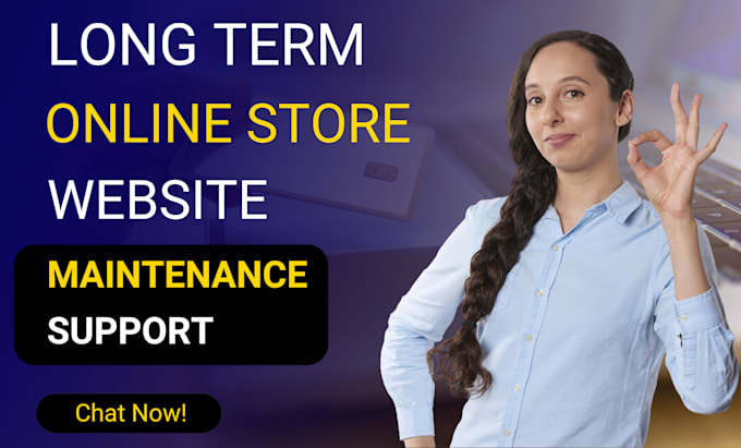 be your long term ecommerce store website manager on woocommerce