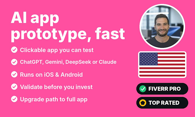 build an ai app prototype with chatgpt, gemini, deepseek or claude in flutter