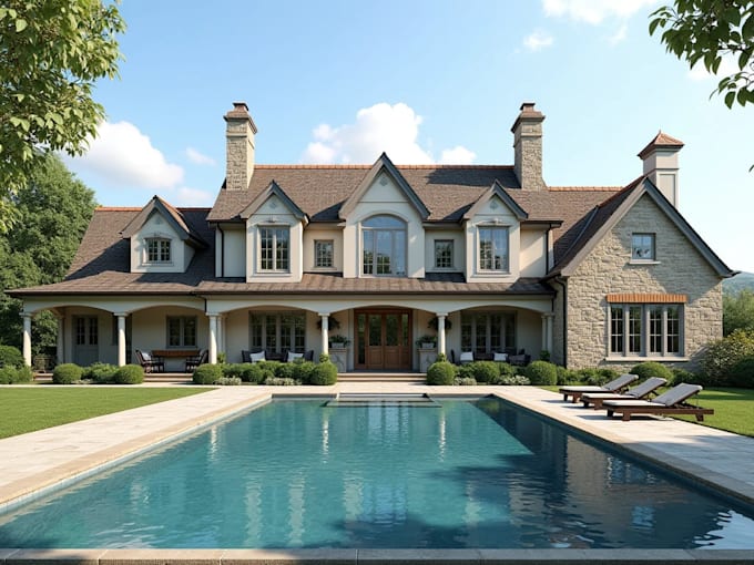do 3d exterior, interior design,sketchup 3d model and architectural 3d rendering