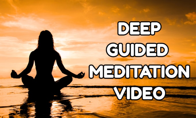 create relaxing guided meditation video with voiceover