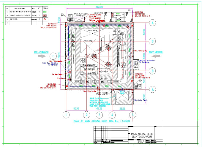 do electrical calculation and draw power and control drawing