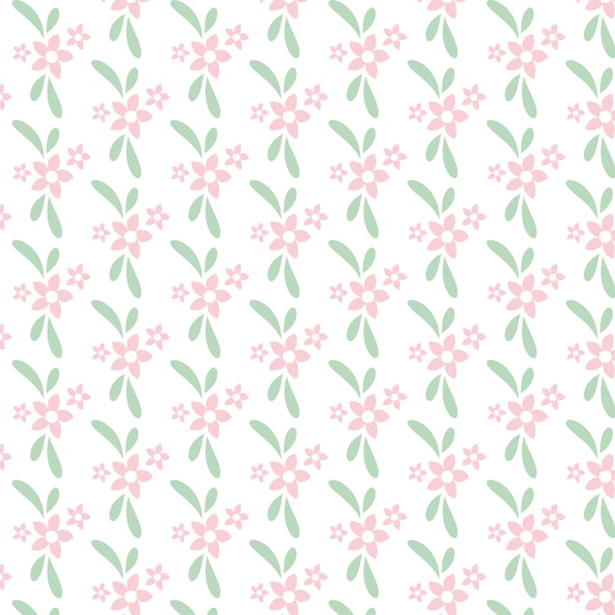 design cute floral seamless pattern