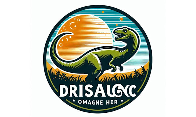 do modern dinosaur logo for you