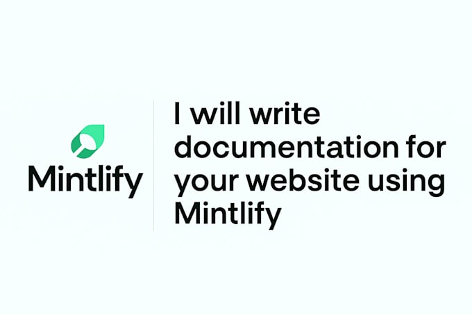 write mintlify documentation for your website