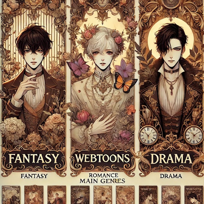do organic and viral webtoon promotion,wattpad, manga, tapas to target audience