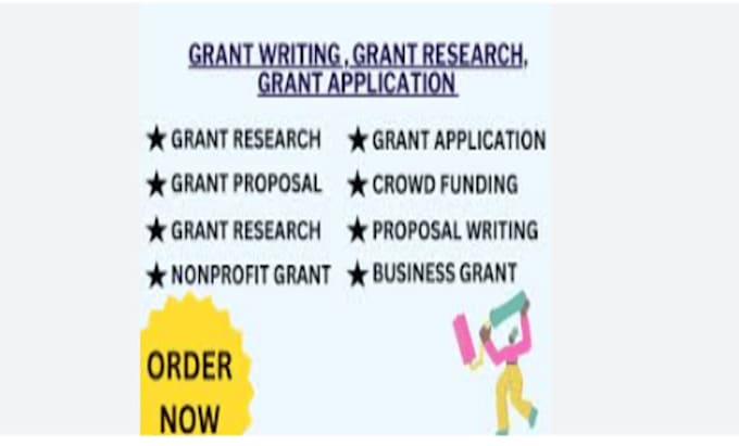 write a professional grant proposal and grant application