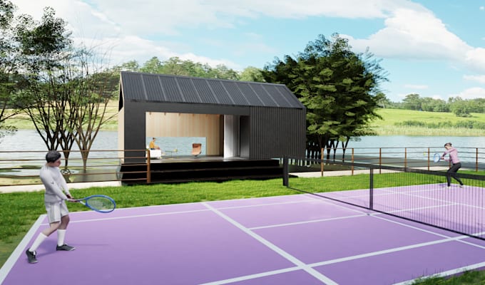 do amazing 3d architect visualization exterior and interior