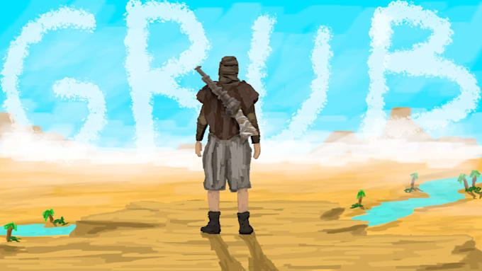 draw a rust thumbnail for your youtube channel