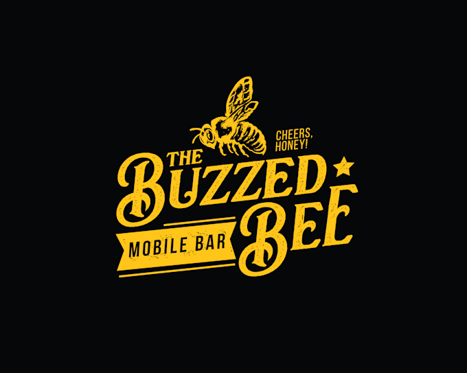 design wonderful buzzed bee logo