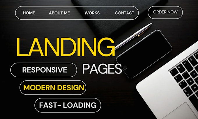 design high converting landing pages on webflow, instapage, and kajabi