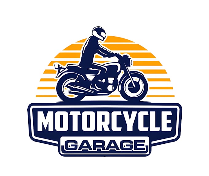 draw custom motorcycle logo