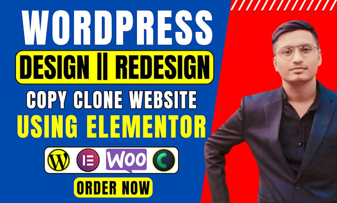 build, redesign, copy clone website using wordpress, elementor pro, woocommerce