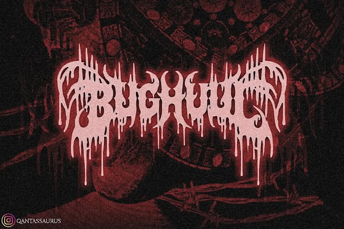 create death metal, black metal, and brutal death metal logo