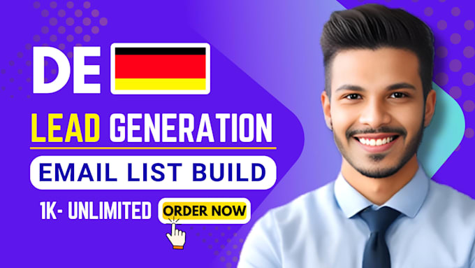 provide high quality german targeted email list building for b2b lead generation