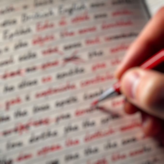 check your writing to ensure a high standard