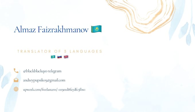 translate english into, russian and kazakh