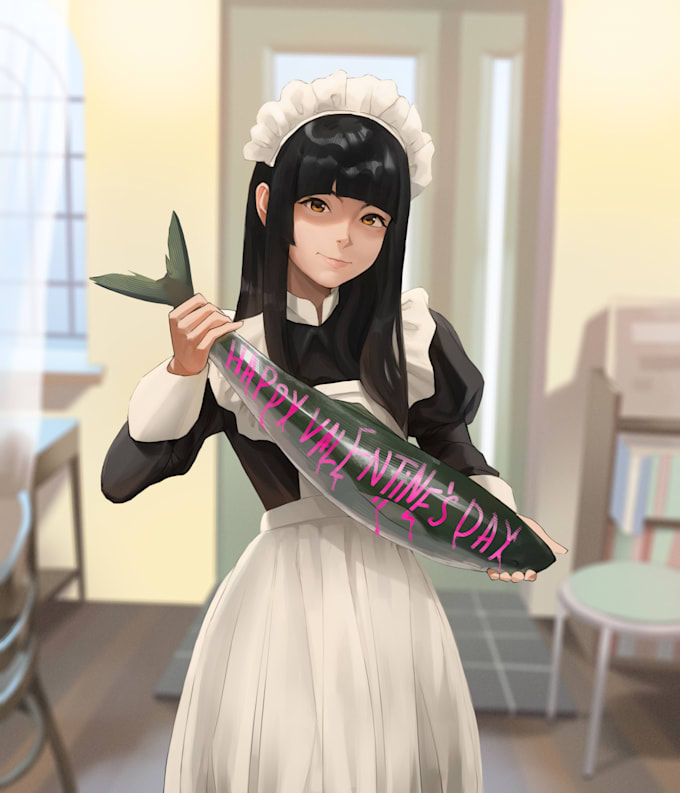 draw anime character, fanart, oc