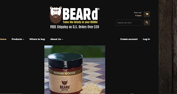 build 7fgure profitable beard oil shopify store ecommerce  website