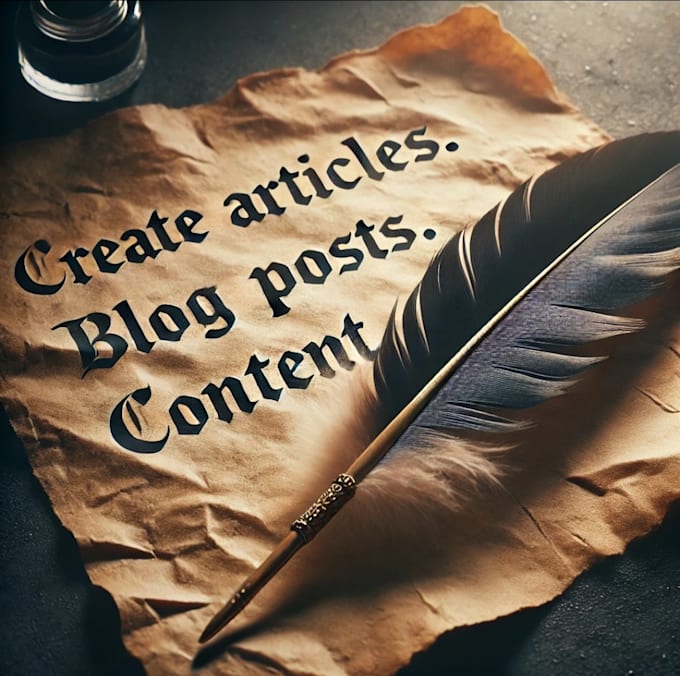 write high quality articles, blog posts, content