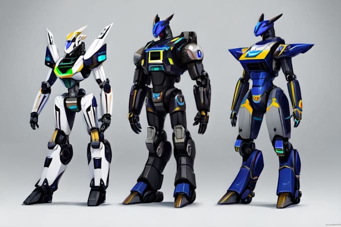 design spectacular robots, cyborgs and mechs