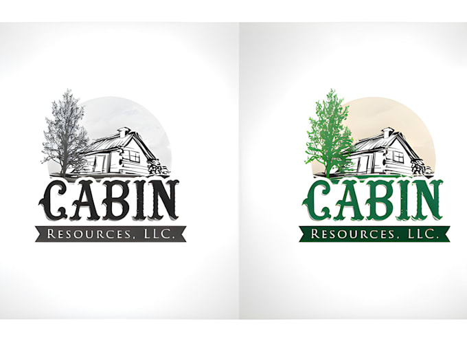 design wonderful cabin logo