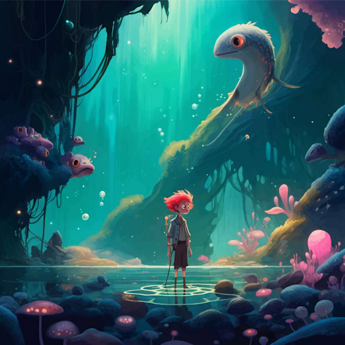 draw special illustration and character and concept art