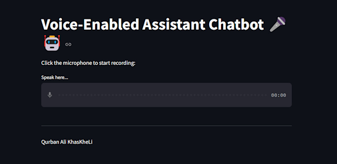 Create a custom ai chatbot and voice enabled chatbot using python by ...
