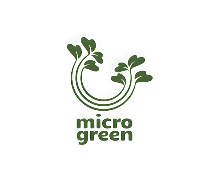 organic microgreen seedlings logo