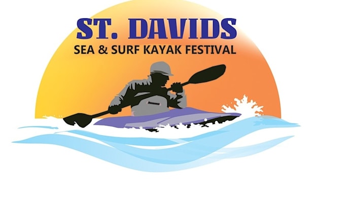 create a custom modern and creative sea surf logo design