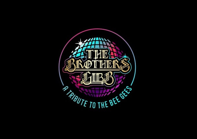 design bee gees tribute band disco tastic logo