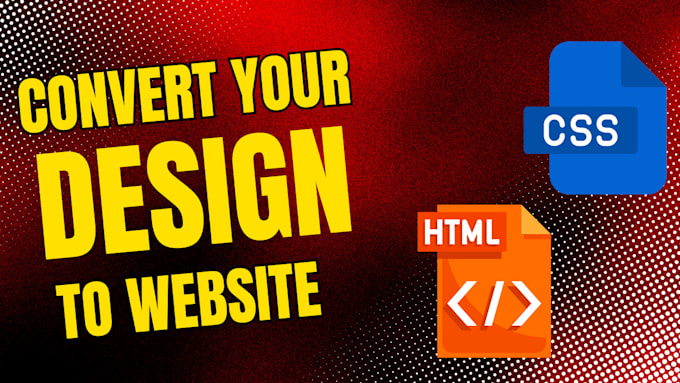 convert your figma, PSD design to website