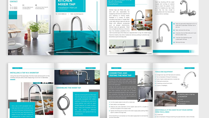 design step by step product guides, training manuals, and instruction booklets