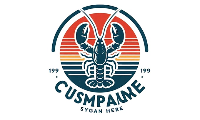 do unique lobster mascot logo