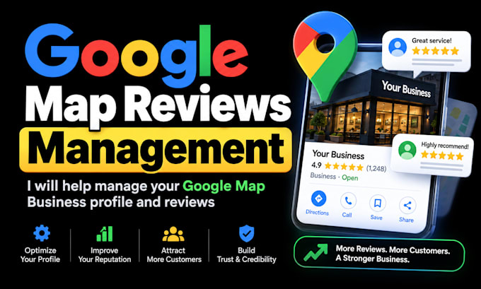 help manage your google map business profile and reviews
