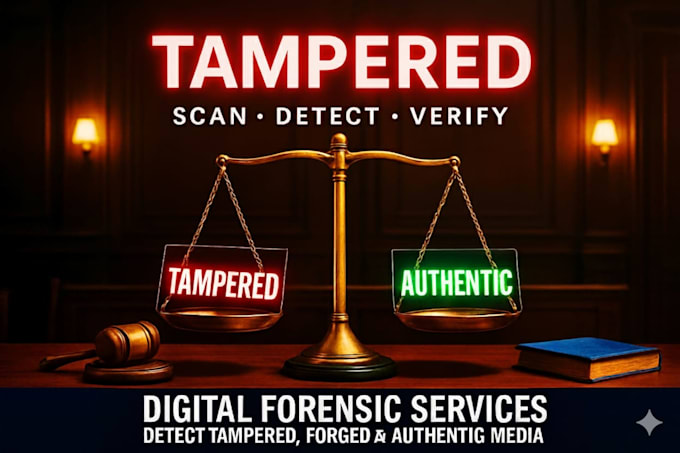 examine media files for authenticity check detect tampering, manipulation