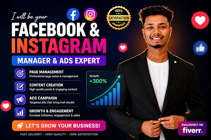 facebook and instragram manager and ads expert