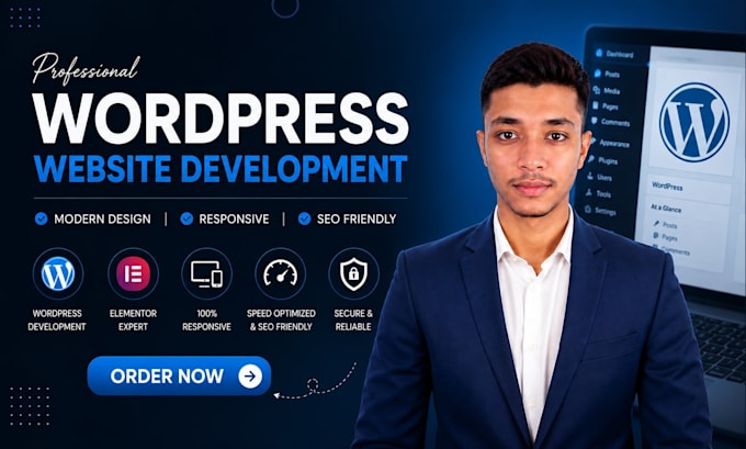 do website development design redesign wordpress website as wordpress developer