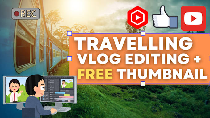 edit a youtube vlog or traveling video