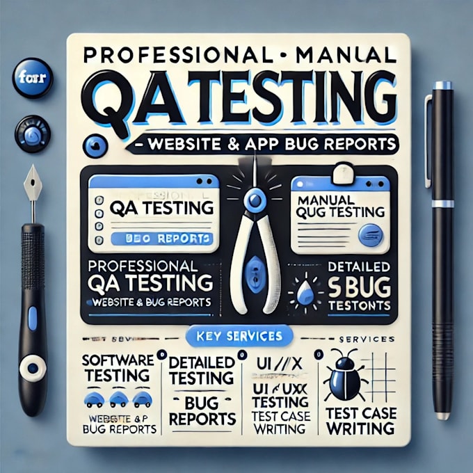 test your website or mobile app and provide a detailed bug report
