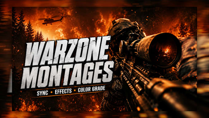 edit cod warzone montages and highlights