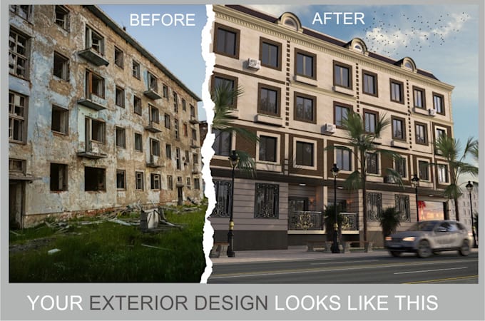 transform your buildings exterior with a stunning new design