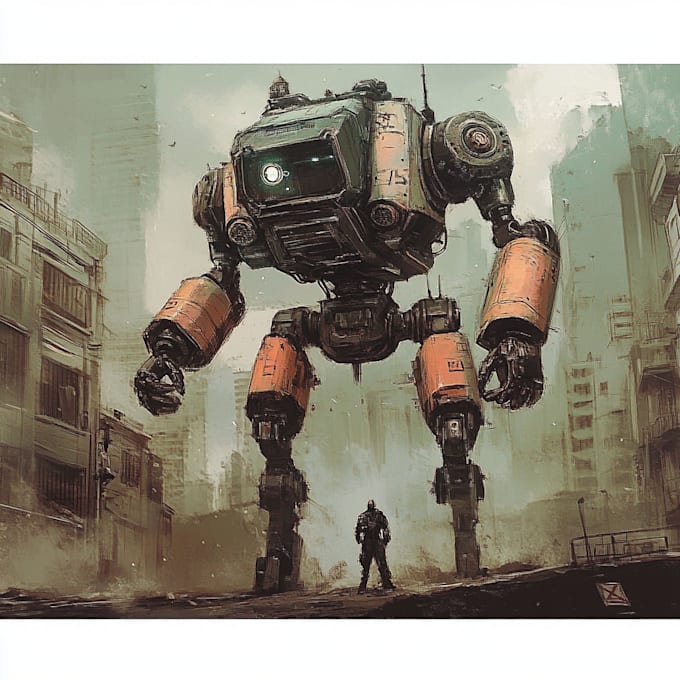 do custom robot, mecha and cyborg character