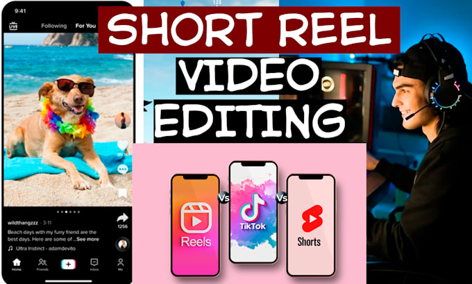Edit instagram reels, tik tok, youtube shorts and ads by ...