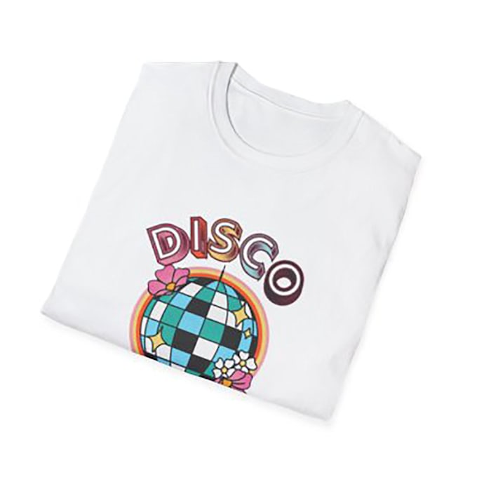 design a retro disco party t shirt