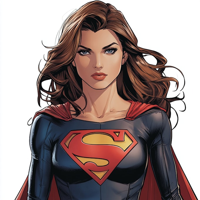 make a dc or marvel style superhero or villain character