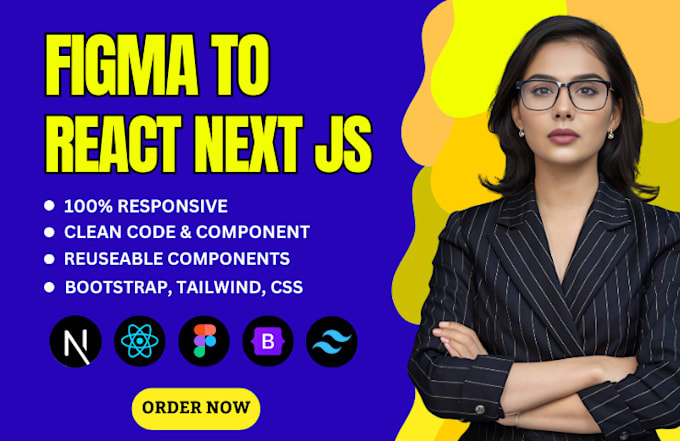 Convert figma to react js , figma to next js,figma to html with ...
